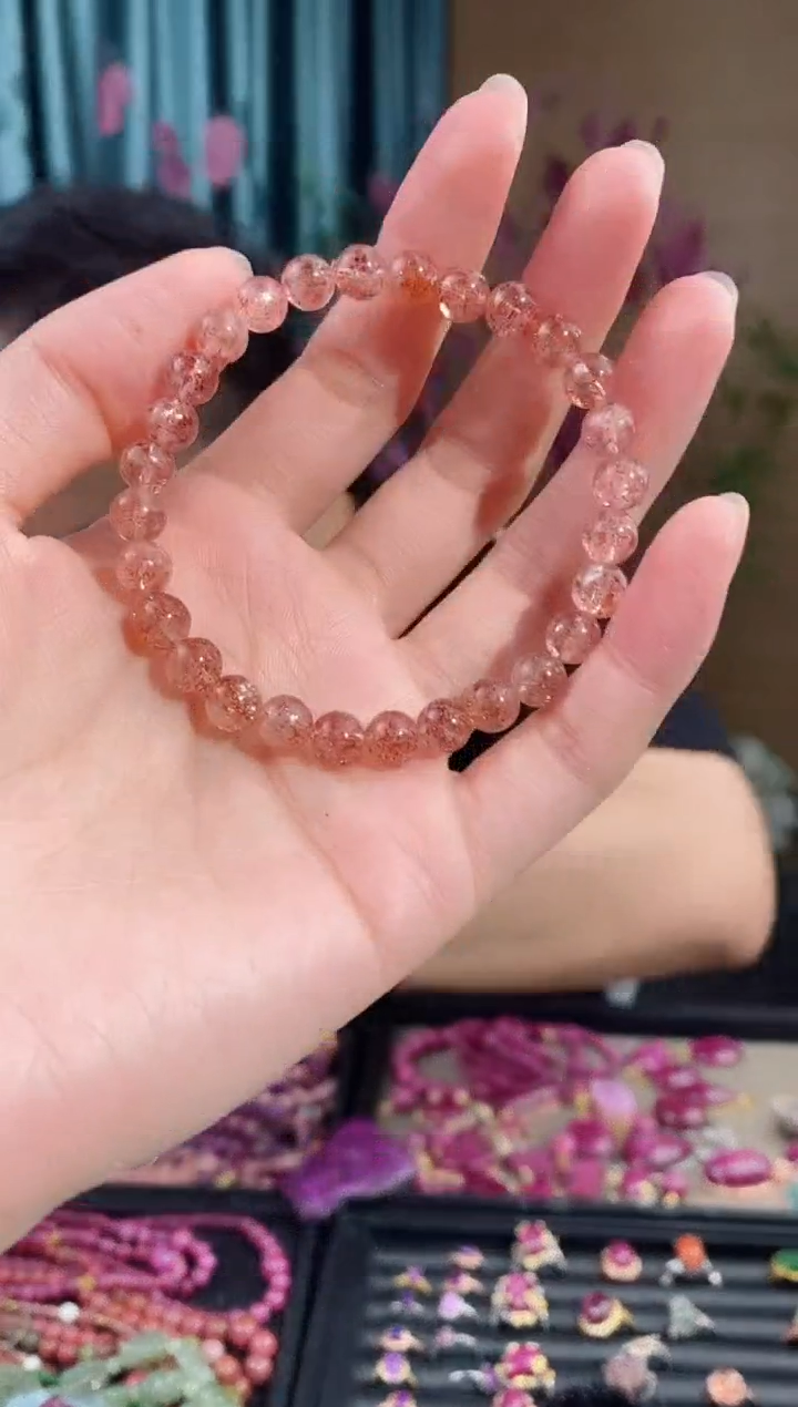 手串未镶嵌长石117金草莓