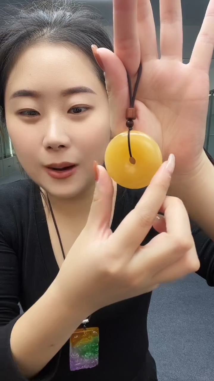 金糖平安扣吊坠多样性发货一件