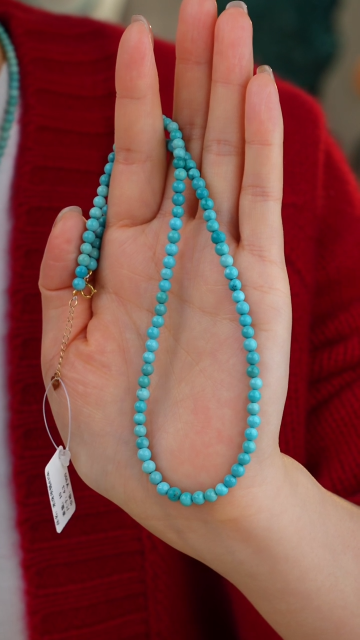 【闪购商品】绿松石项链18K金镶嵌多样性发货