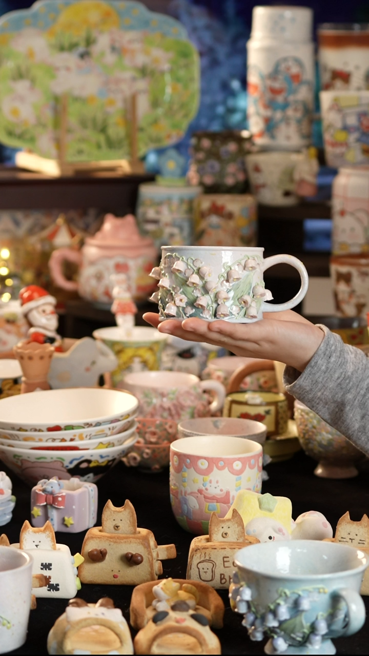 其他陶景德镇釉下彩手绘设计师款陶瓷