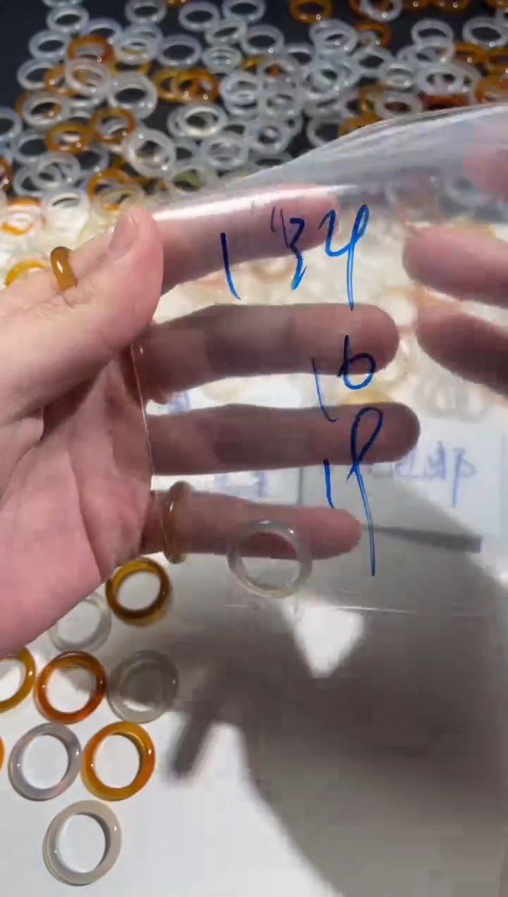 【闪购商品】玛瑙/玉髓戒指未镶嵌134