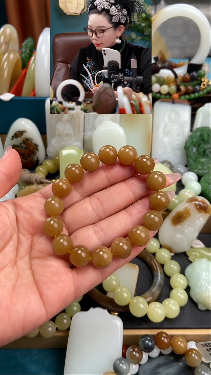未镶嵌手串和田玉手串