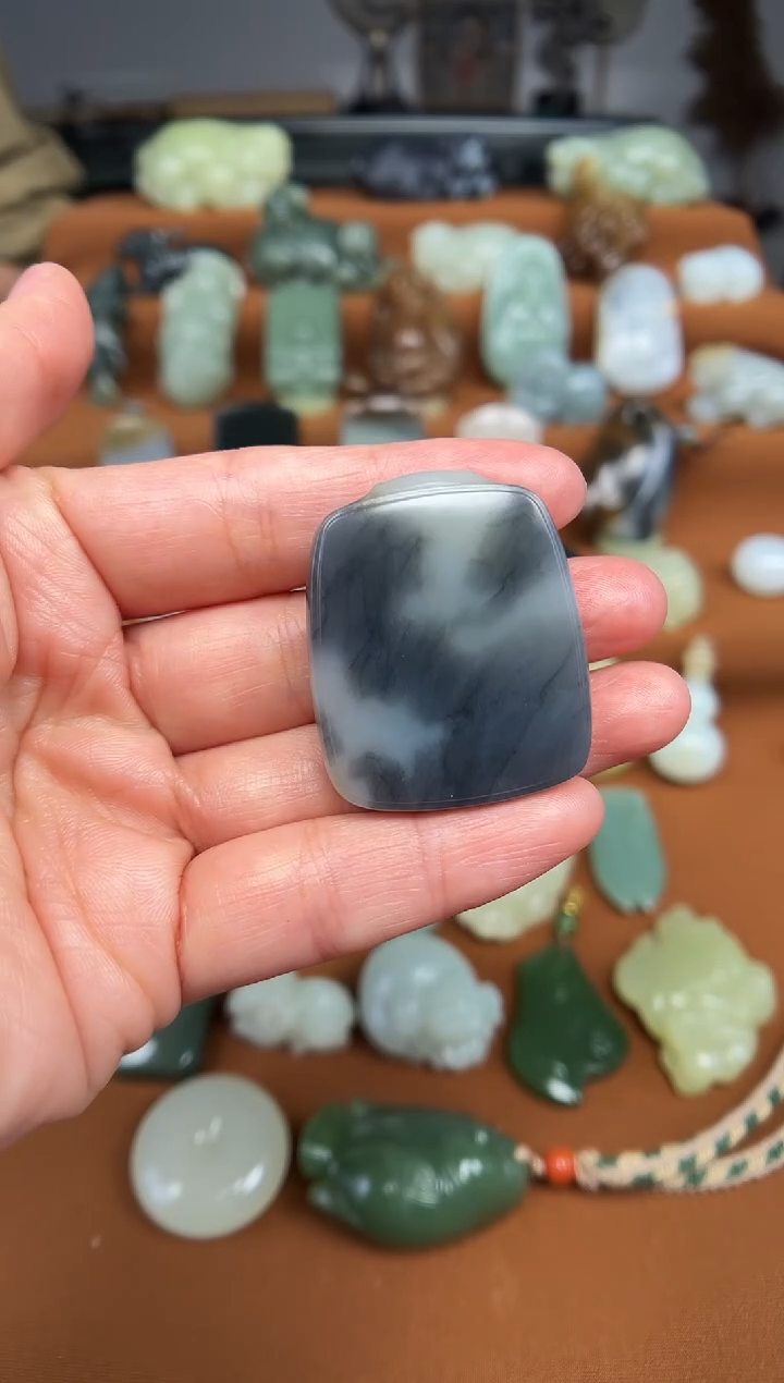 【闪购商品】和田玉颈饰未镶嵌平安牌