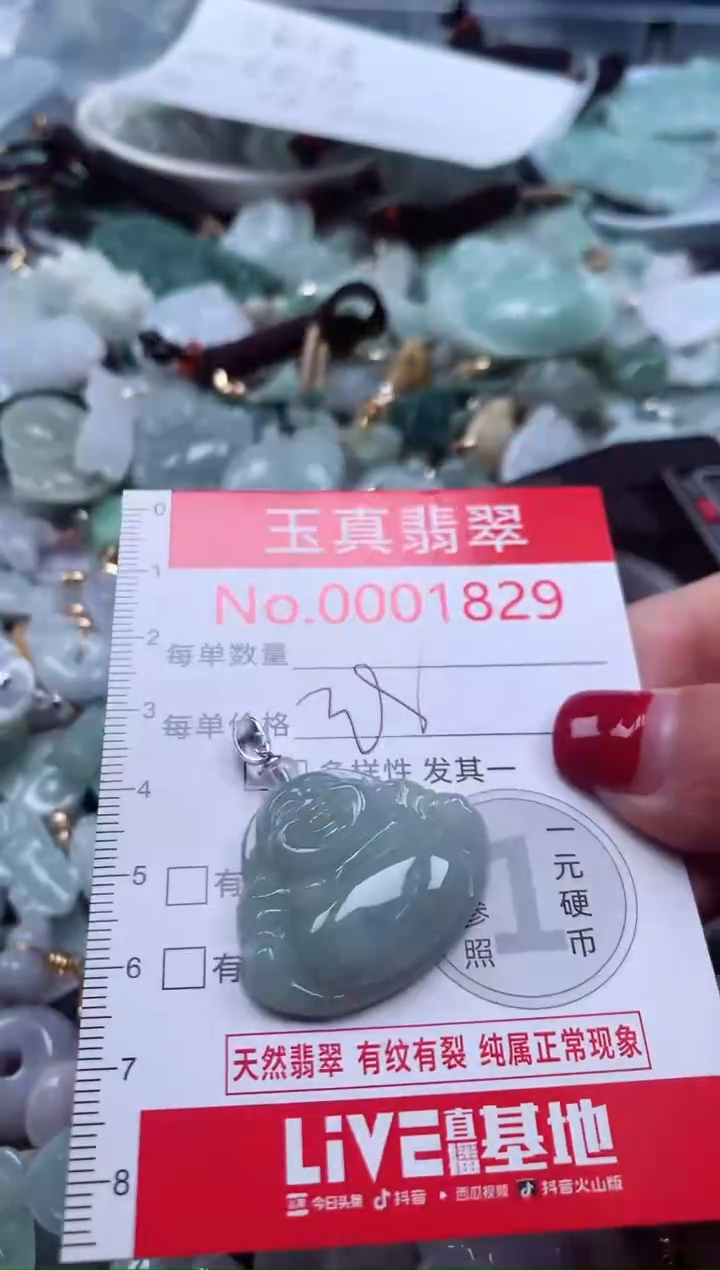 颈饰未镶嵌翡翠1829