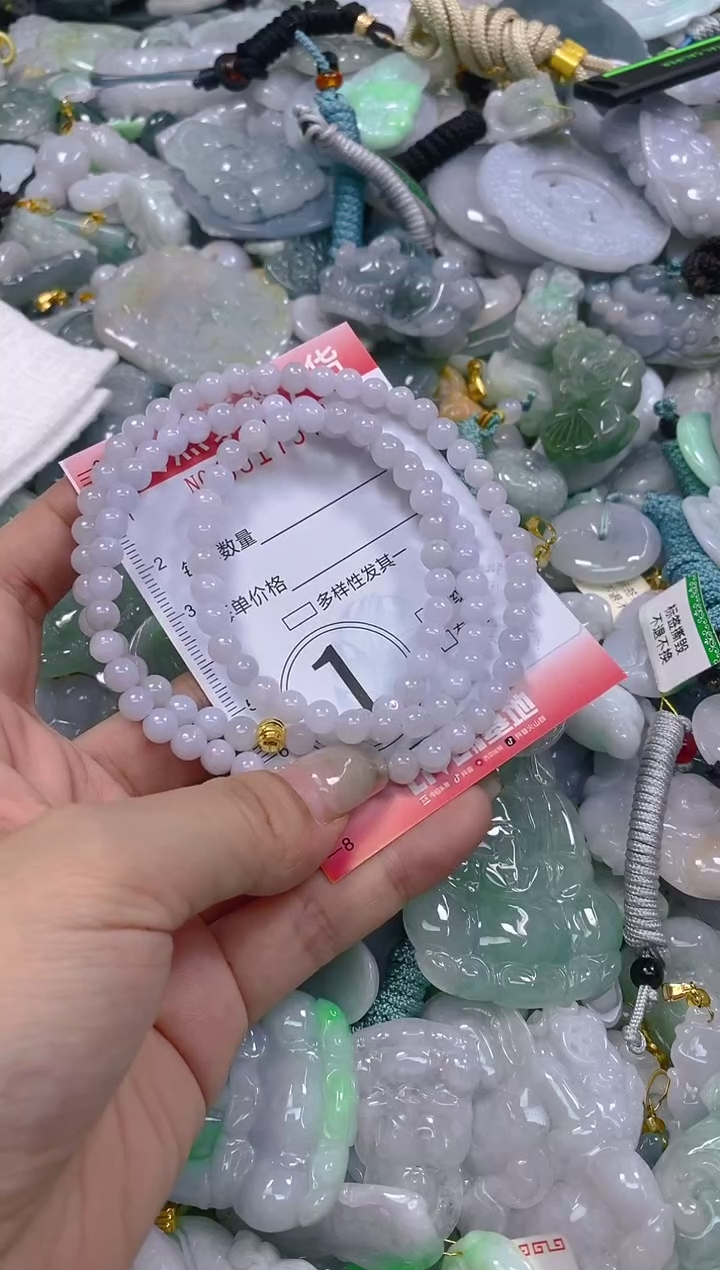 翡翠未镶嵌颈饰闪购0017571
