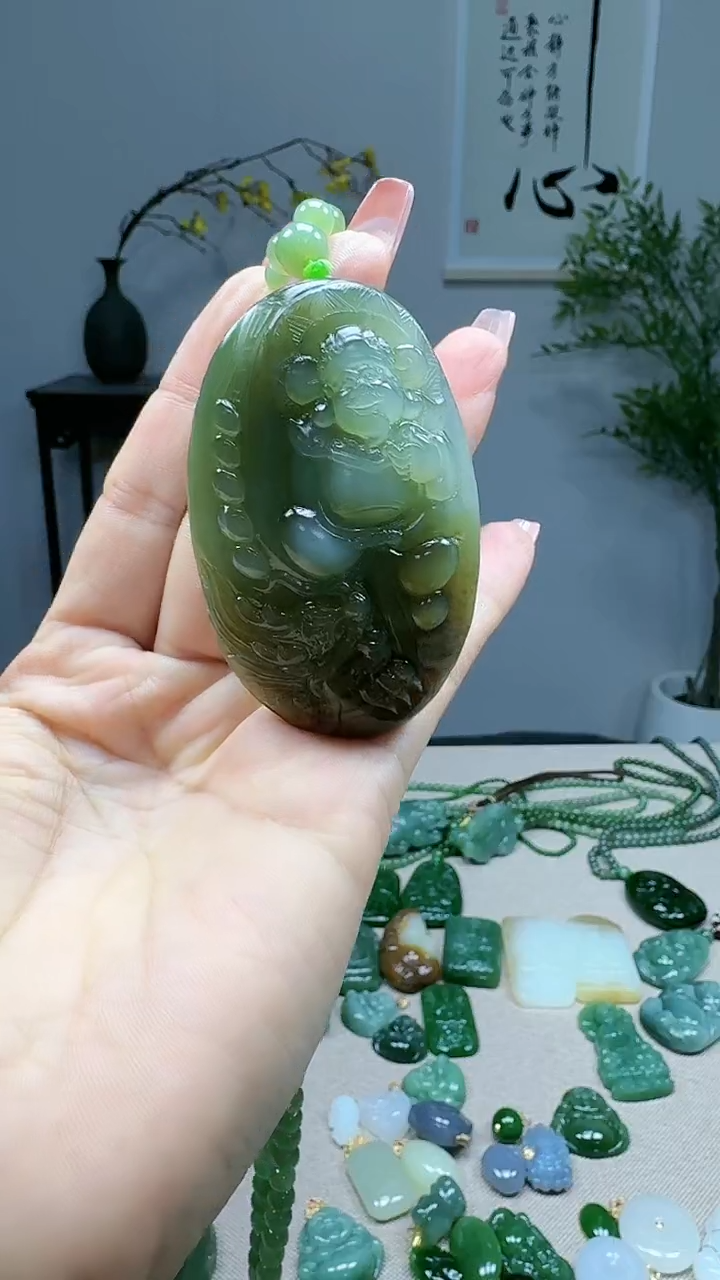 未镶嵌和田玉挂件1