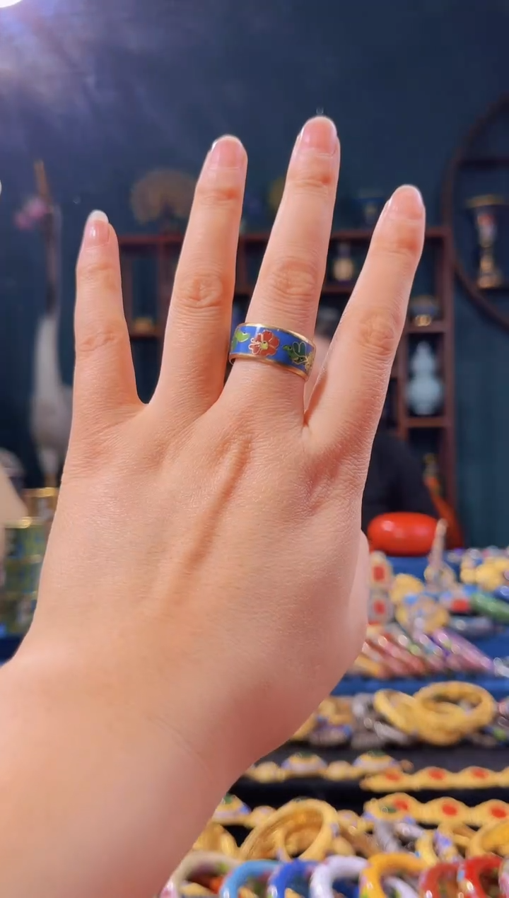 【闪购商品】非遗绝技 景泰蓝戒指