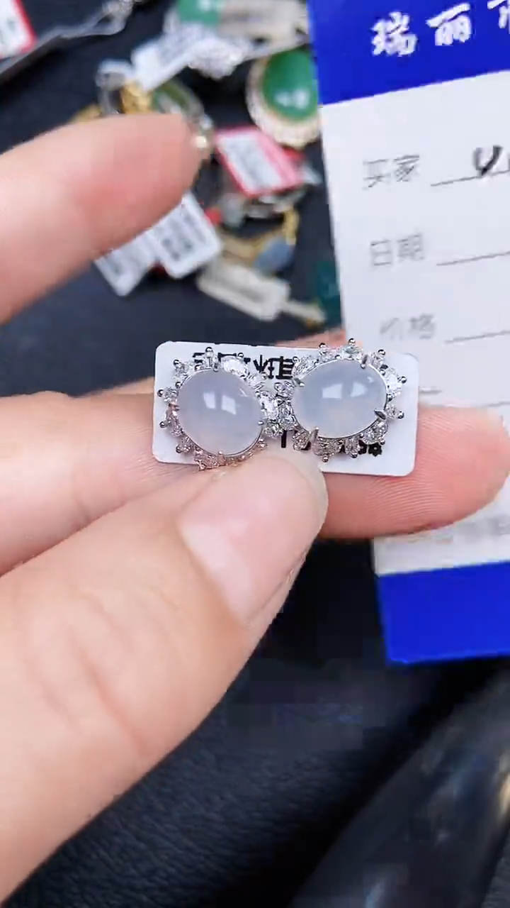 颈饰银S925镶嵌翡翠0007