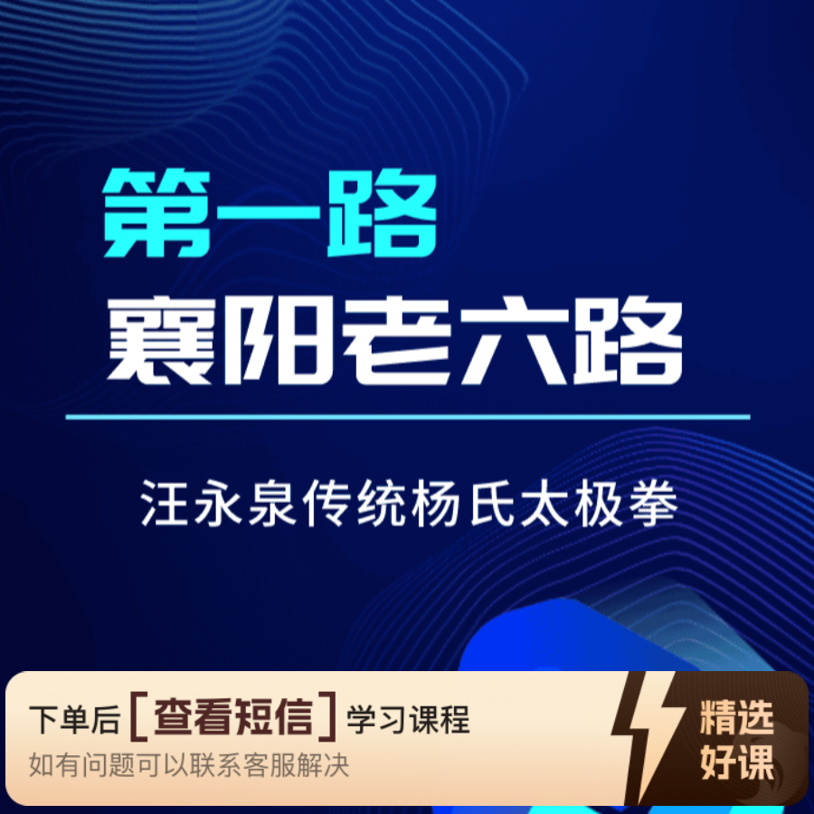 襄阳老六路线上视频课第一路（留意短信解锁课程）
