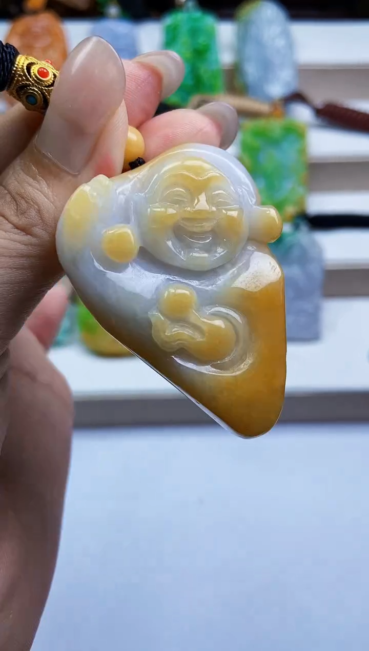 颈饰未镶嵌翡翠翡翠A货