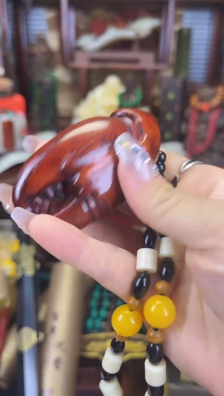 檀香紫檀（小叶紫檀）手把件