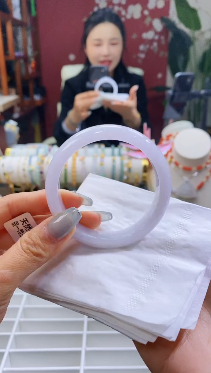 【闪购商品】翡翠手镯未镶嵌25/圈口57 58/12.8*8.0