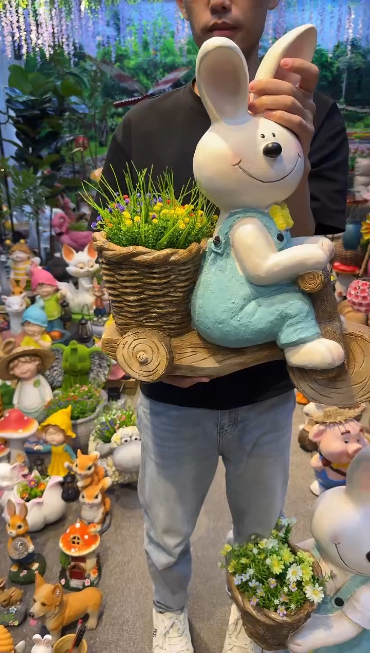 无花朵花园庭院摆件&00&