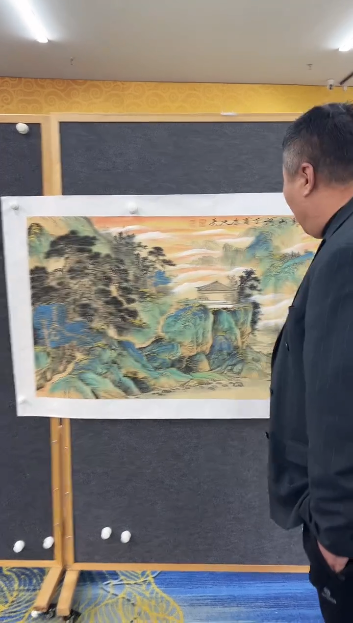 【闪购商品】绘画康廷英-国画-四尺-1-3-锦绣