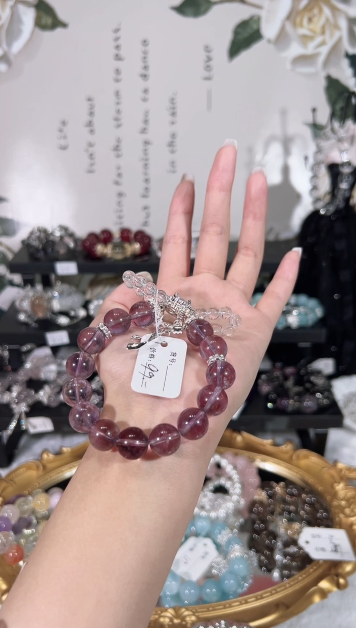 【闪购商品】水晶手链未镶嵌天然水晶默认微瑕 多样性发货发其一