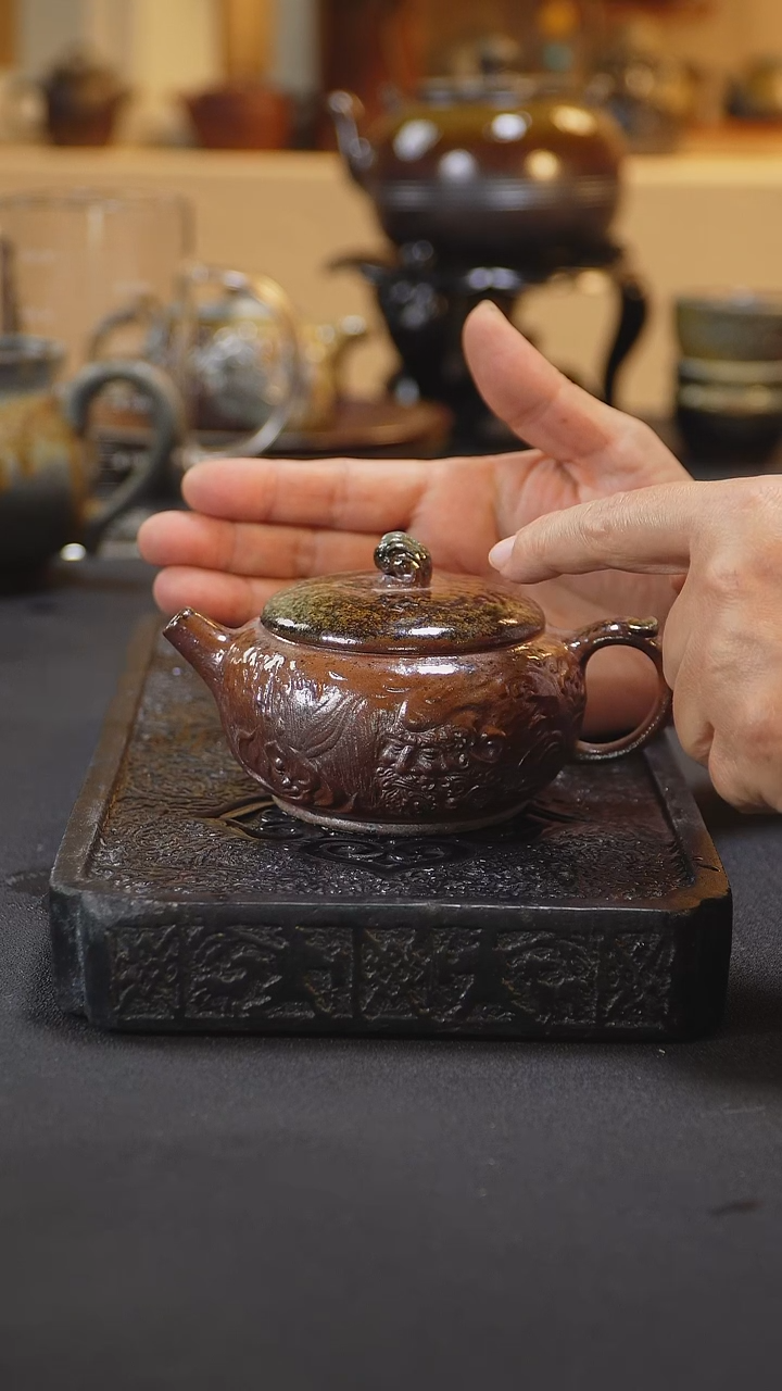 紫砂柴烧纯自然紫砂柴烧