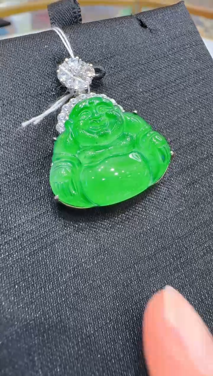 吊坠(不含链)银S925镶嵌翡翠多样性团购发一件