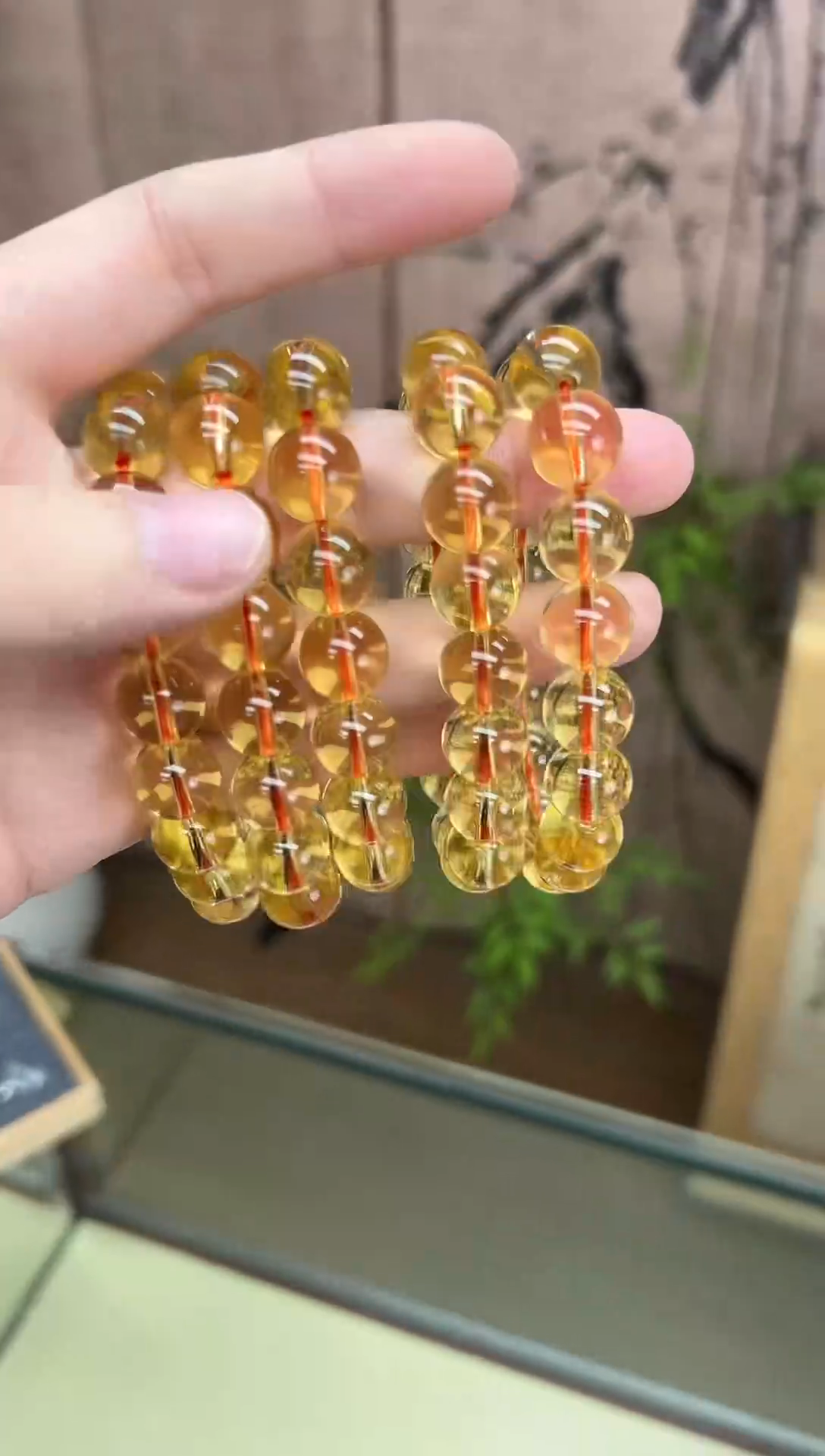 未镶嵌手串水晶黄水晶12mm单圈
