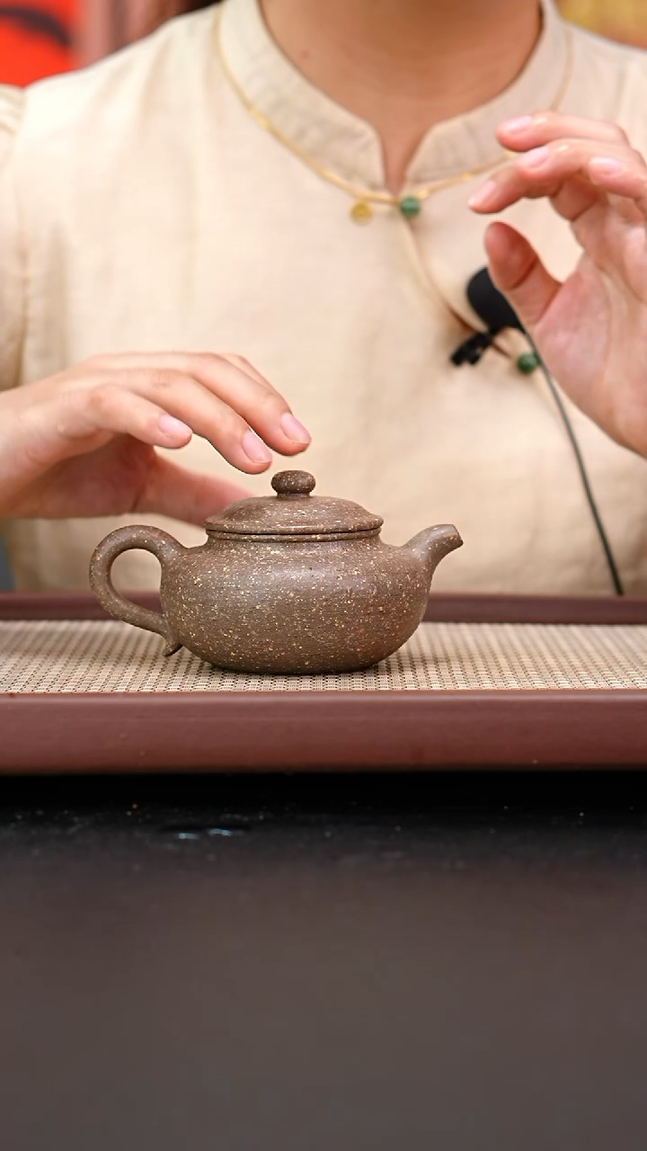 茶壶紫砂全手工青降坡粗砂仿古