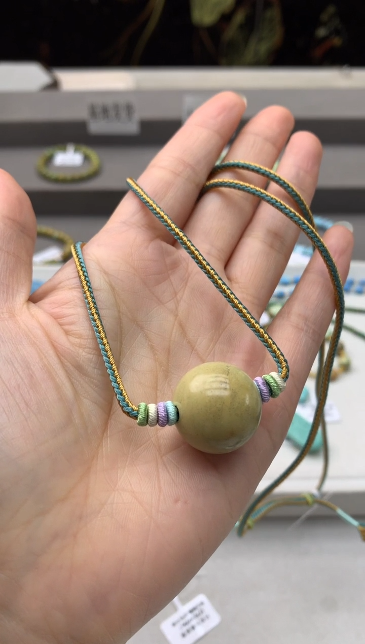 未镶嵌绿松石锁骨链R22