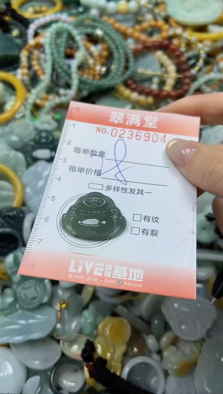 未镶嵌挂件翡翠闪购0236904