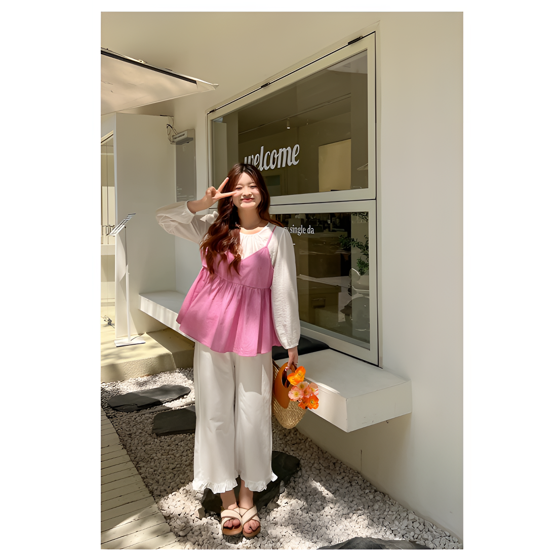 【夏天来了--】运补-6 -简约风--韩系显瘦纯色休闲裤 0636