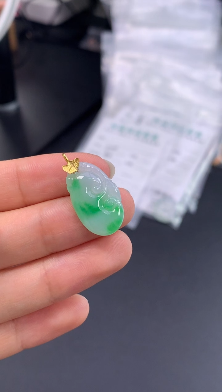 18K金镶嵌定制翡翠模式推广期48小时鉴赏期