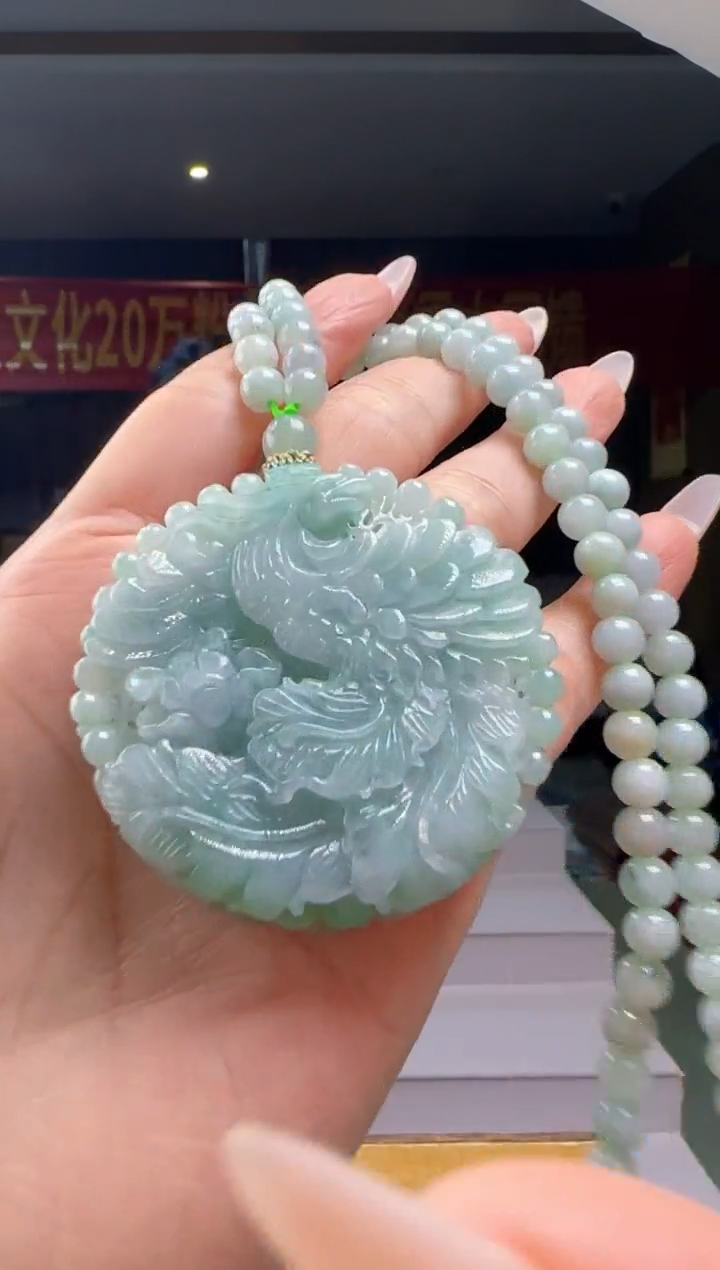 翡翠未镶嵌颈饰YJ@@WS1WX36005