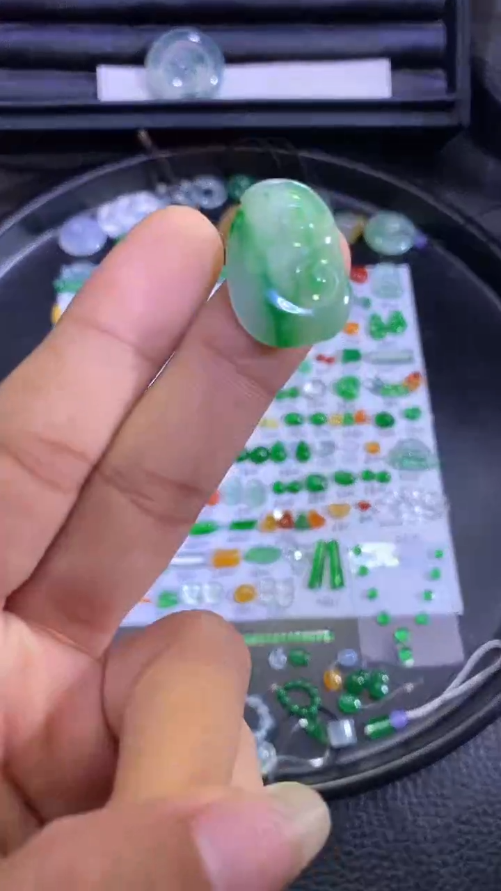 未镶嵌挂件翡翠如意