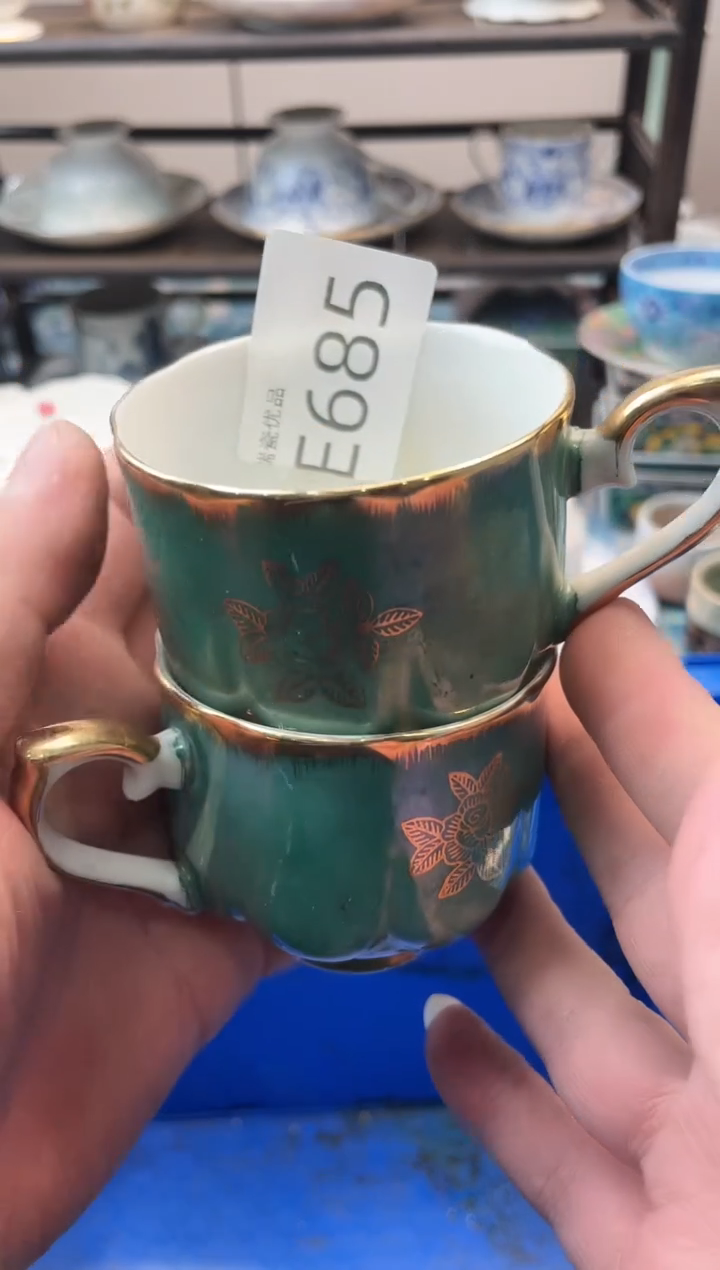 俭**德瑞瓷甄选瓷器18包邮E685