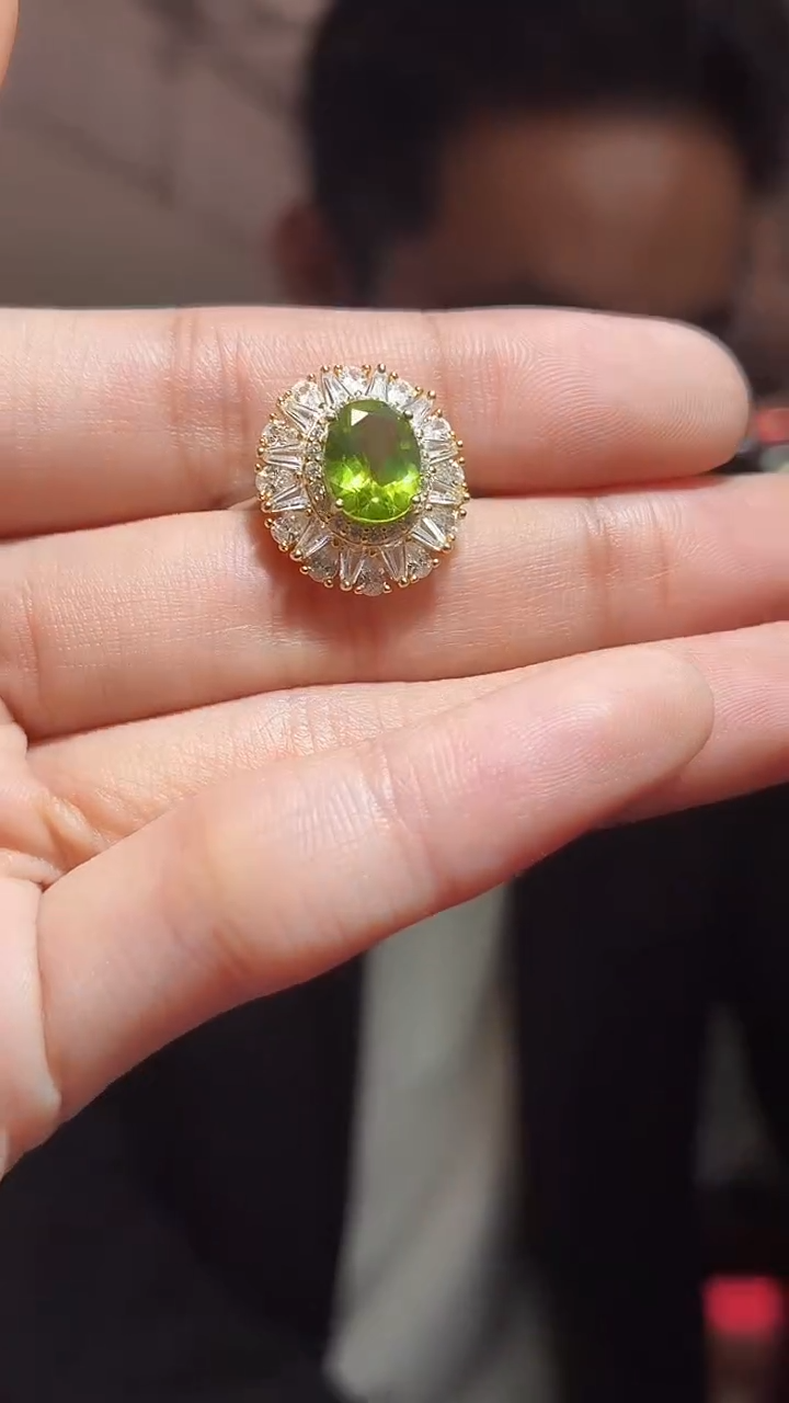 银S925镶嵌其他橄榄石（扎德严选）