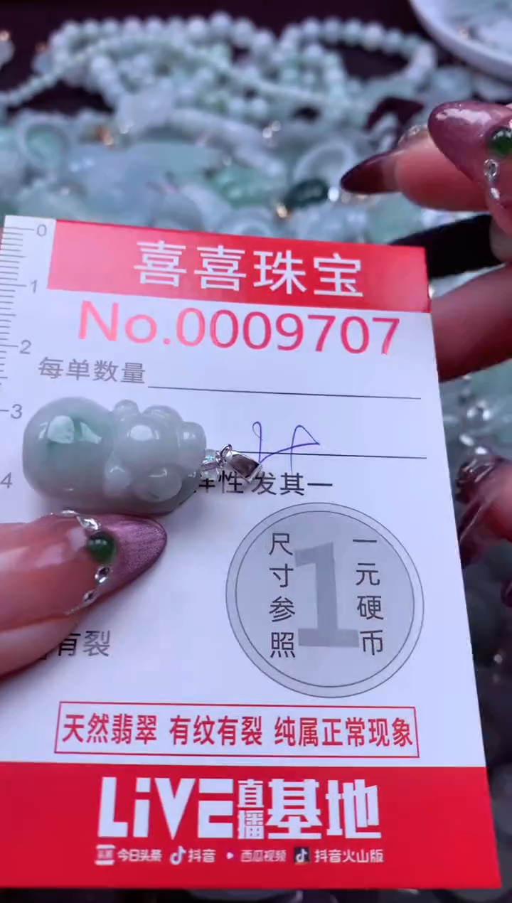 颈饰未镶嵌翡翠9707