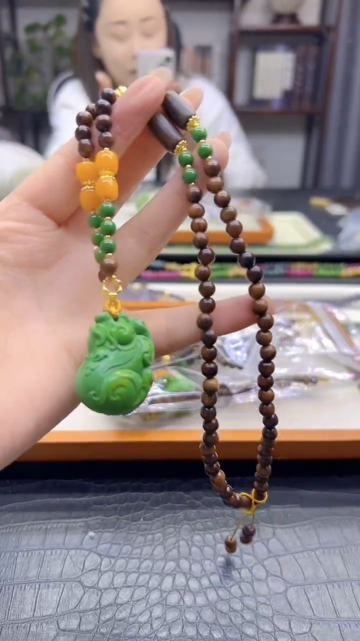 颈饰未镶嵌翡翠DIY款M789