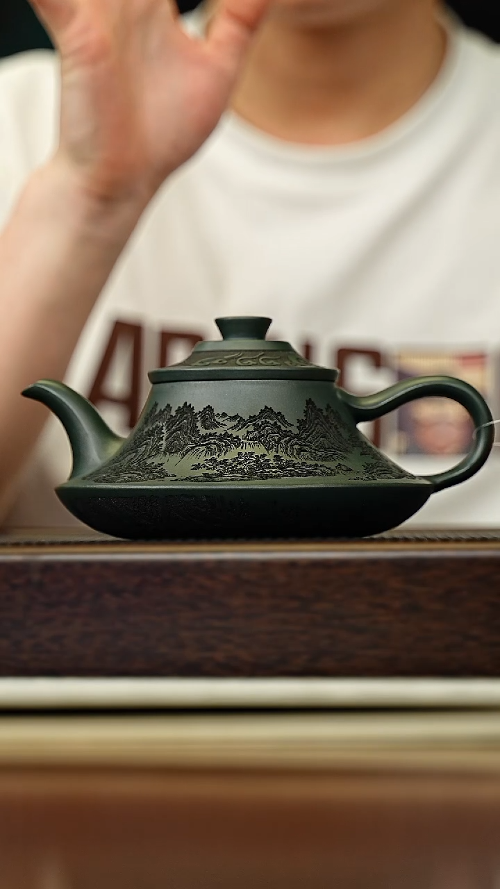 茶壶紫砂宜兴原矿 手工 紫砂壶容量380CC