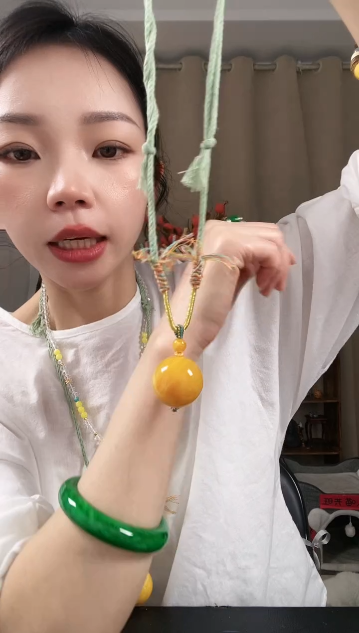 【闪购商品】琥珀颈饰未镶嵌E322EEEEE