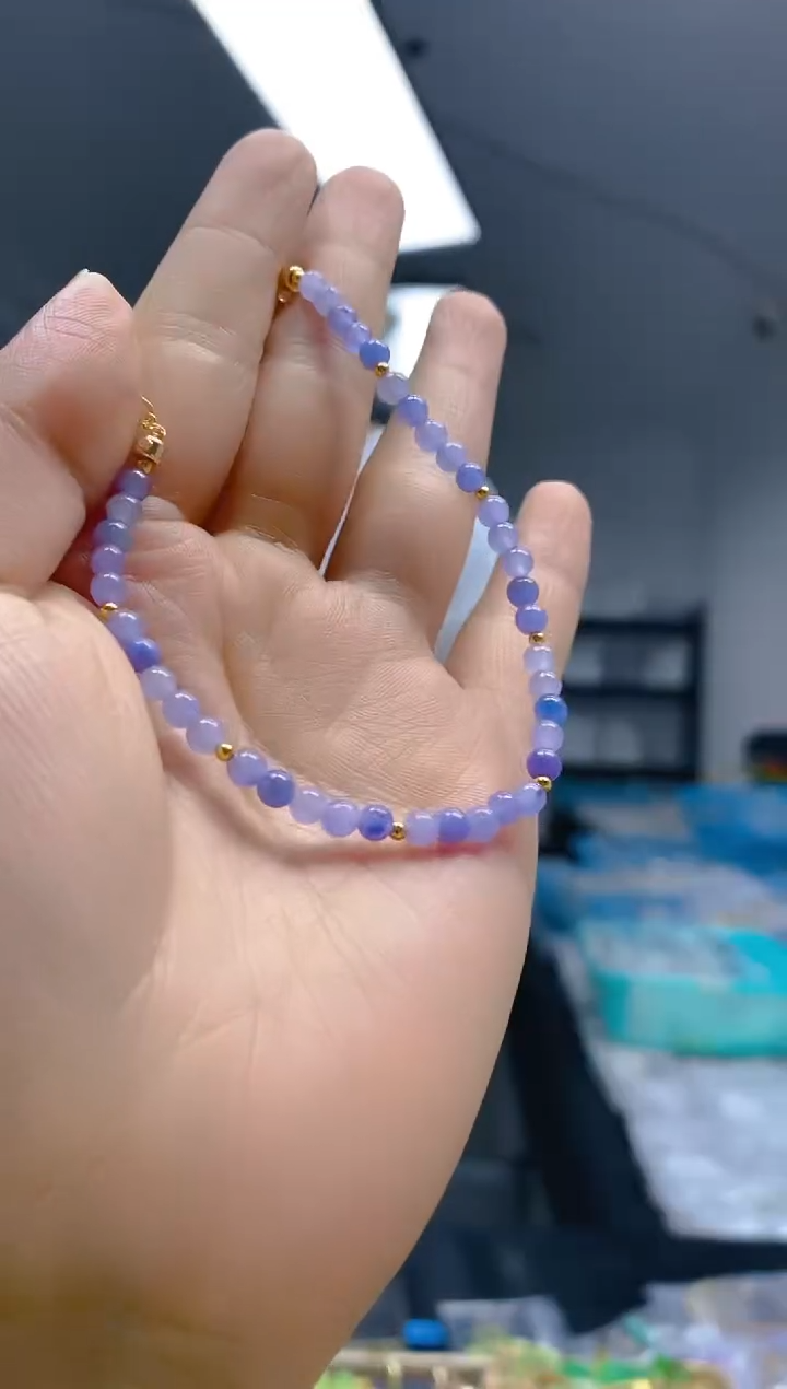 【闪购商品】翡翠耳饰合金0263翡翠手链