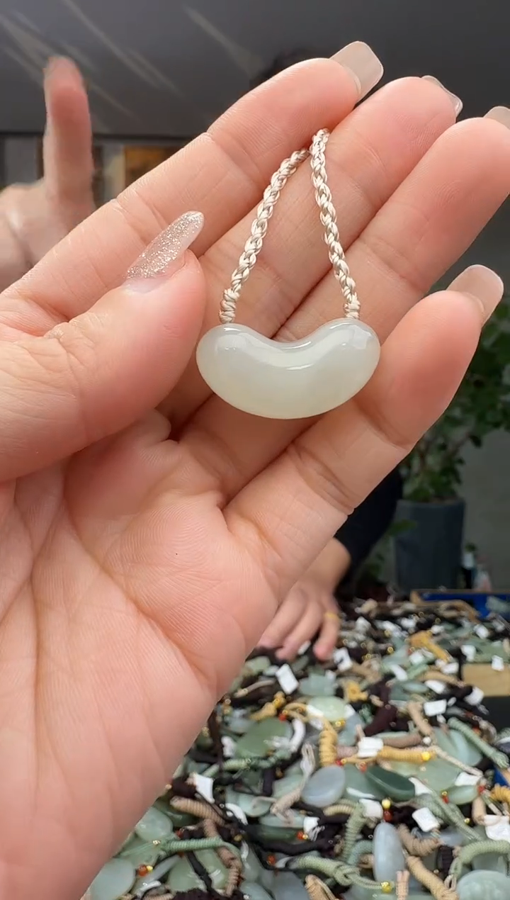 颈饰未镶嵌和田玉拍一发一多样性发货