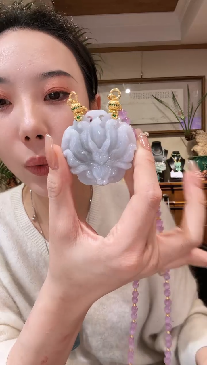 【闪购商品】翡翠颈饰未镶嵌国风