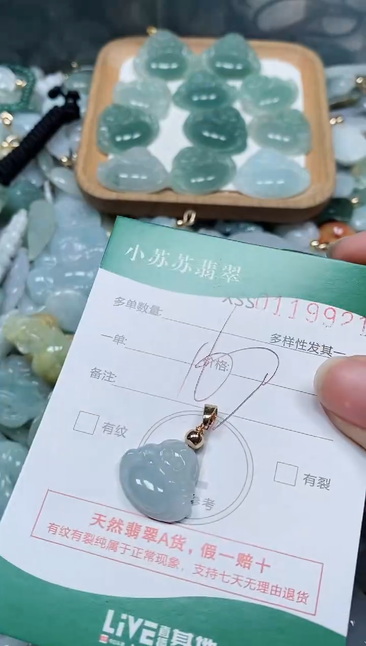 【闪购商品】翡翠颈饰未镶嵌闪购商品0119921