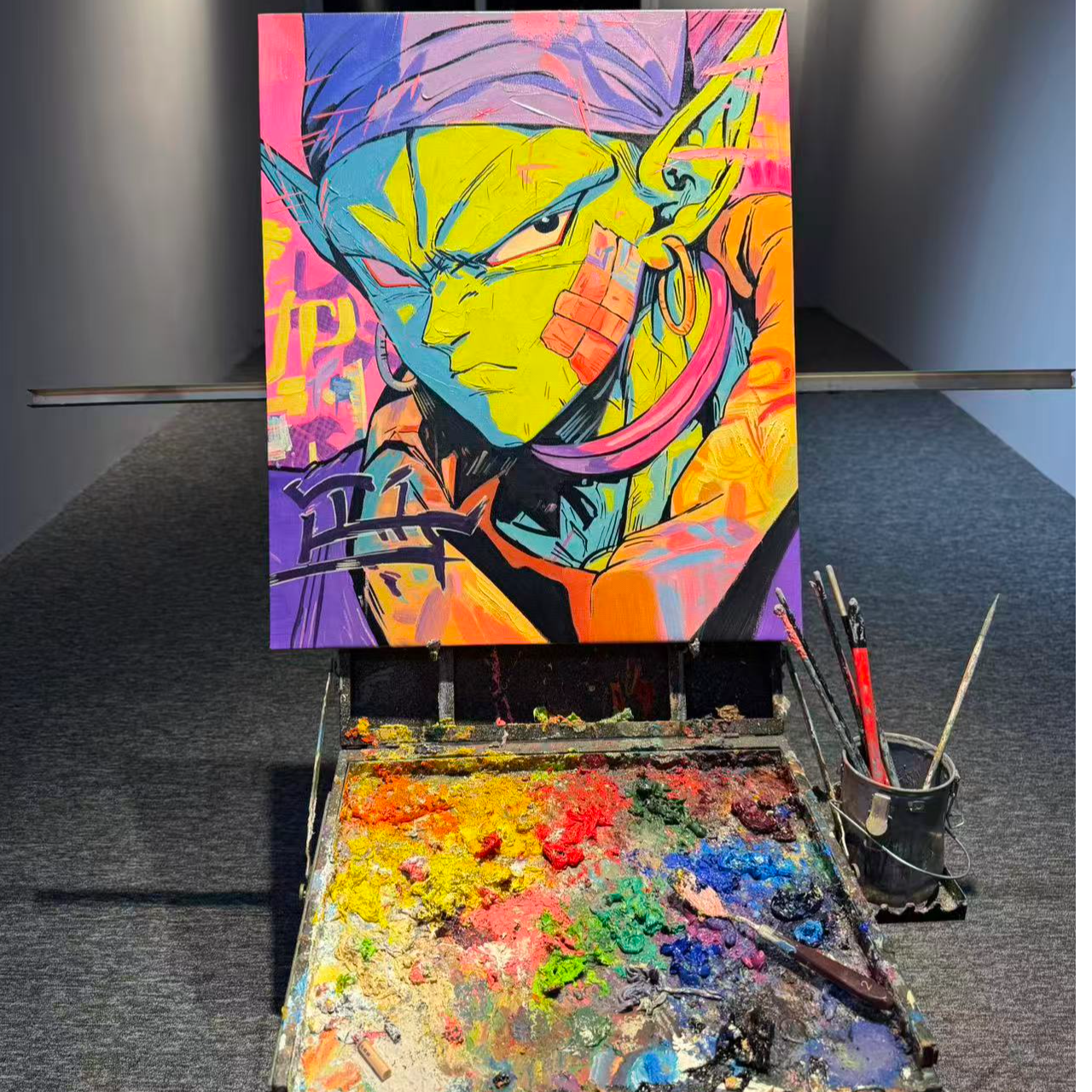 《纯手工油画》动漫卡通主题小众高级手绘油画