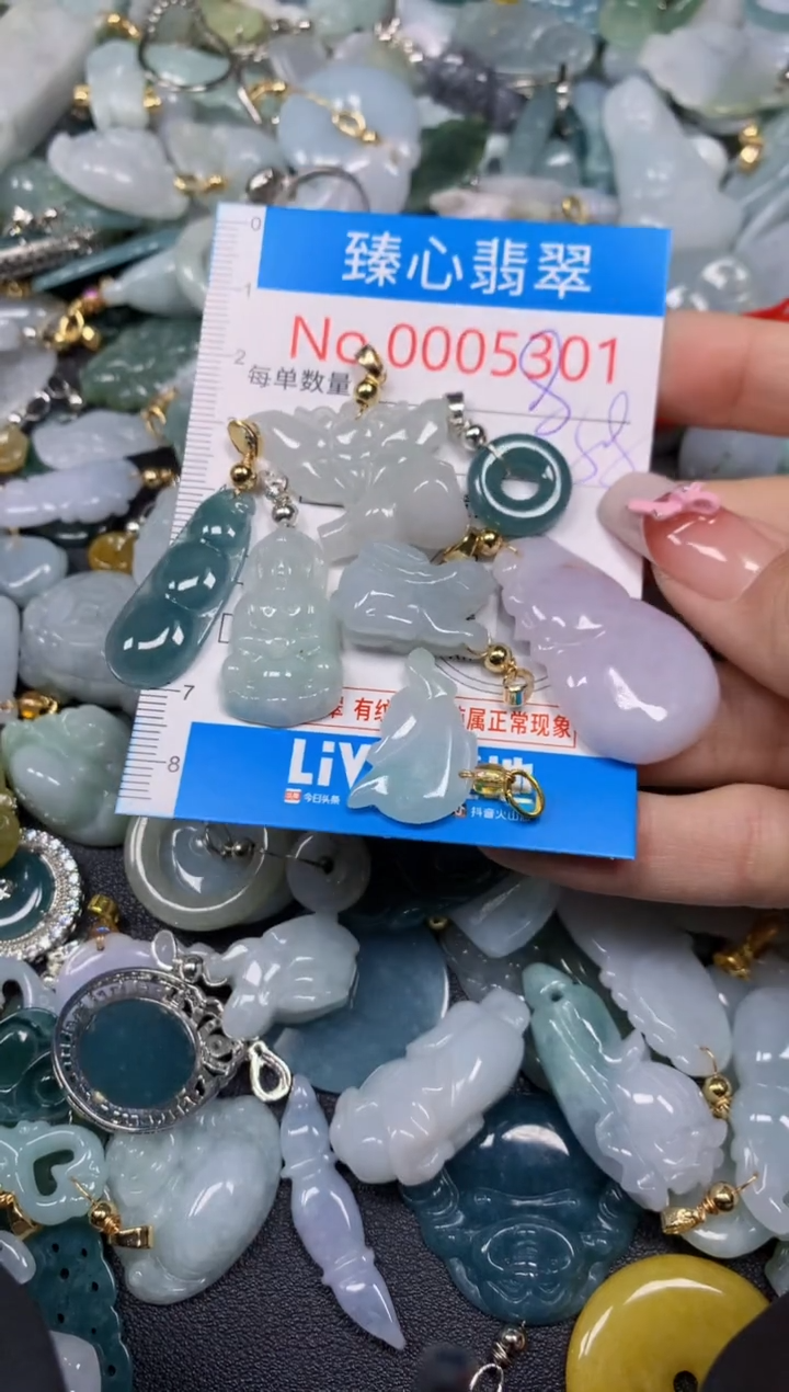 【闪购商品】翡翠颈饰未镶嵌含绳0005301