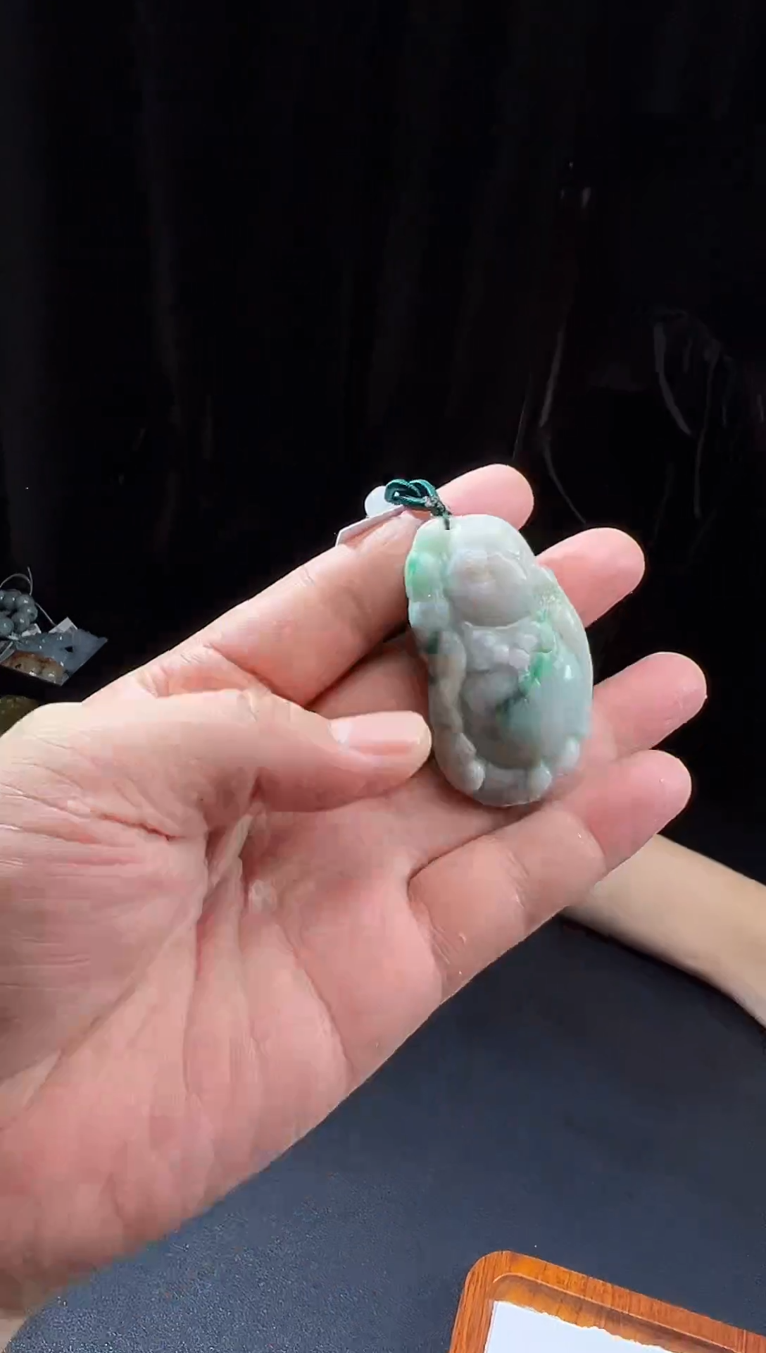 【闪购商品】翡翠颈饰未镶嵌天然A货翡翠（多样性发）逍遥佛11770