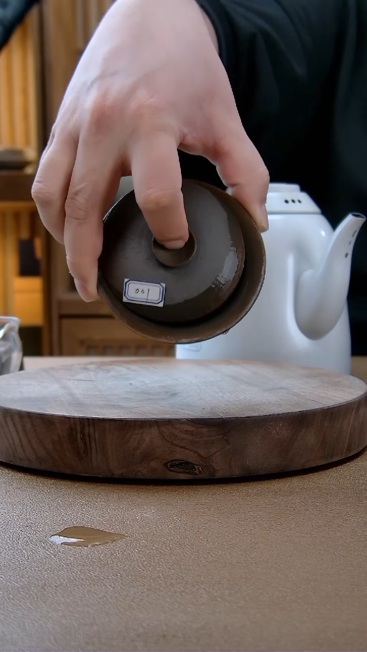 【闪购商品】翰文堂柴烧紫砂盖碗001（120cc）