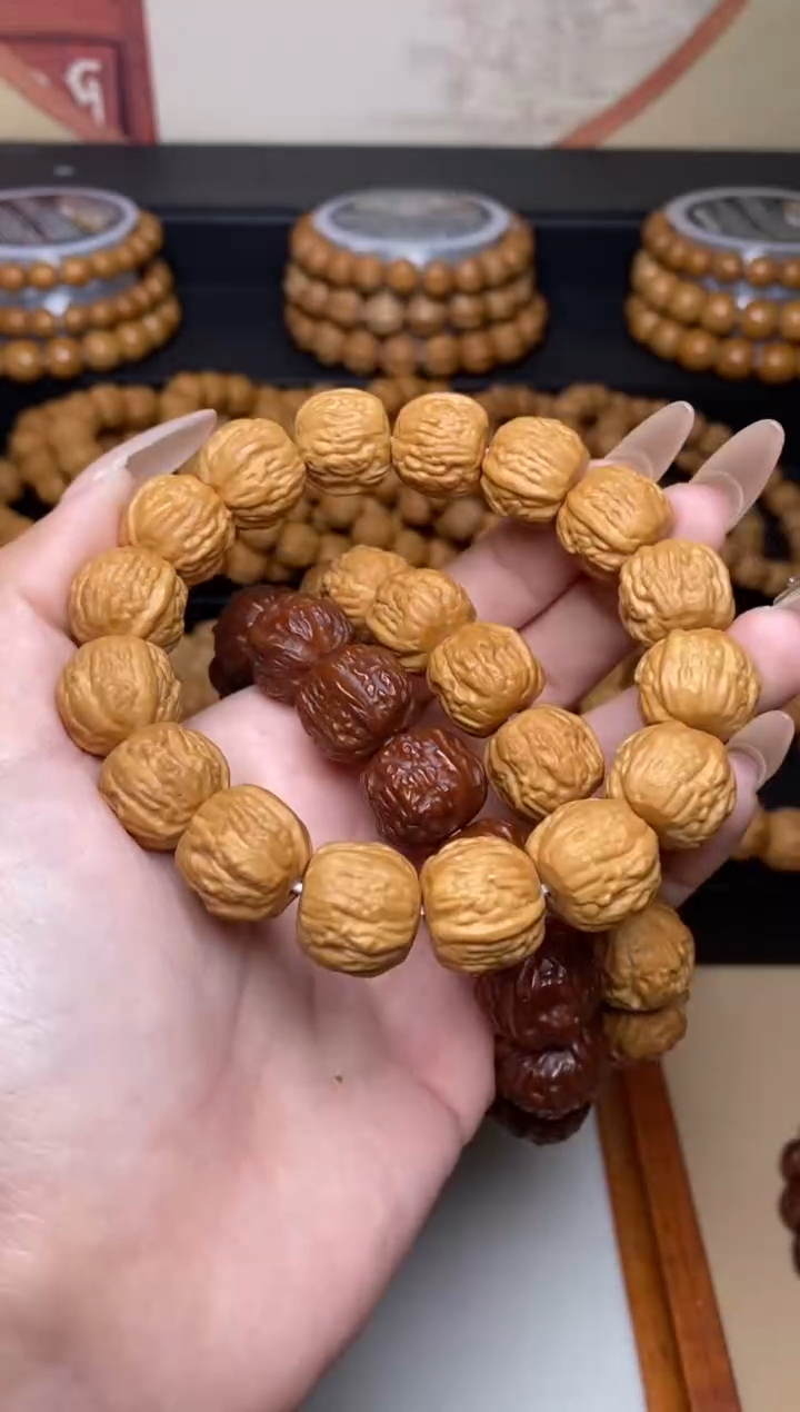 【闪购商品】猴头核桃手串14+15+蛤蟆