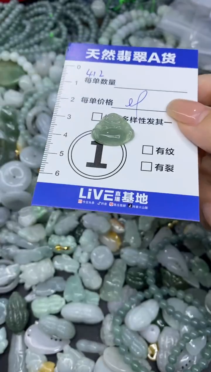 颈饰未镶嵌翡翠天然翡翠A货批量多样性发一件