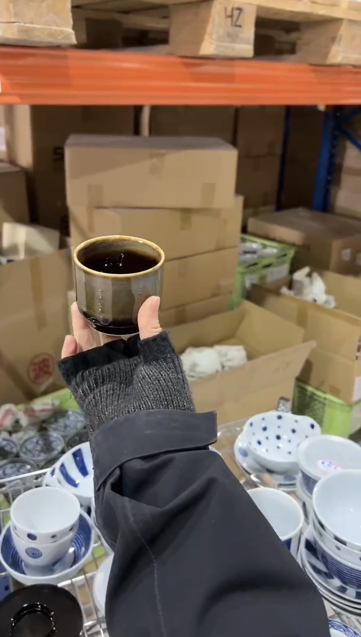 【闪购商品】瓷片（D）クルミ カップ    