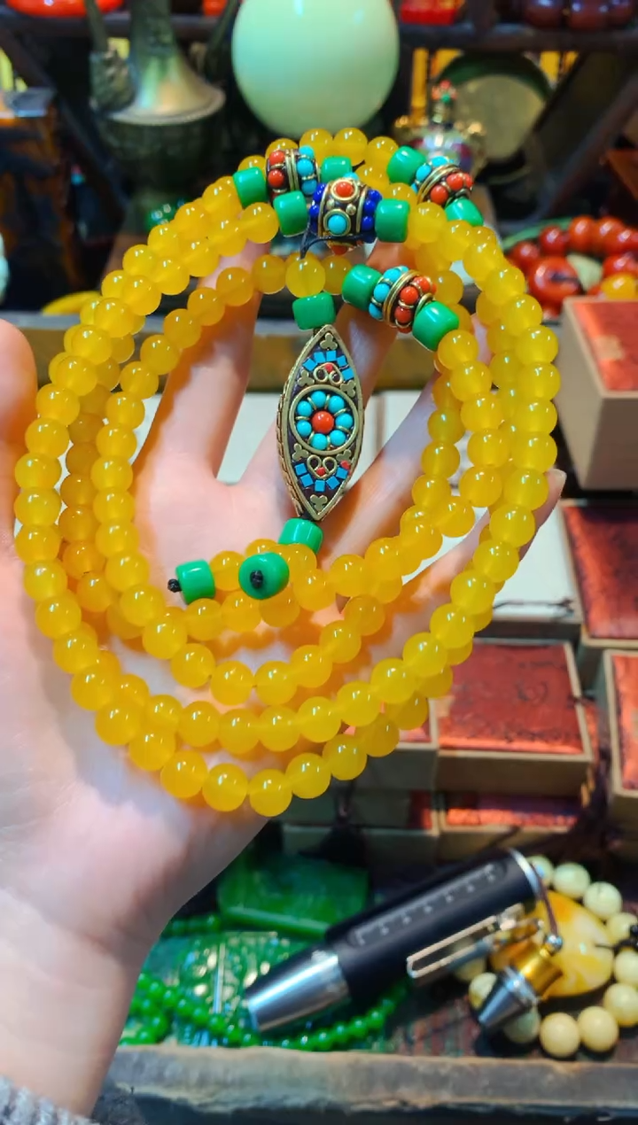 【闪购商品】和田玉（黄玉）颈饰未镶嵌主播推荐主播推荐