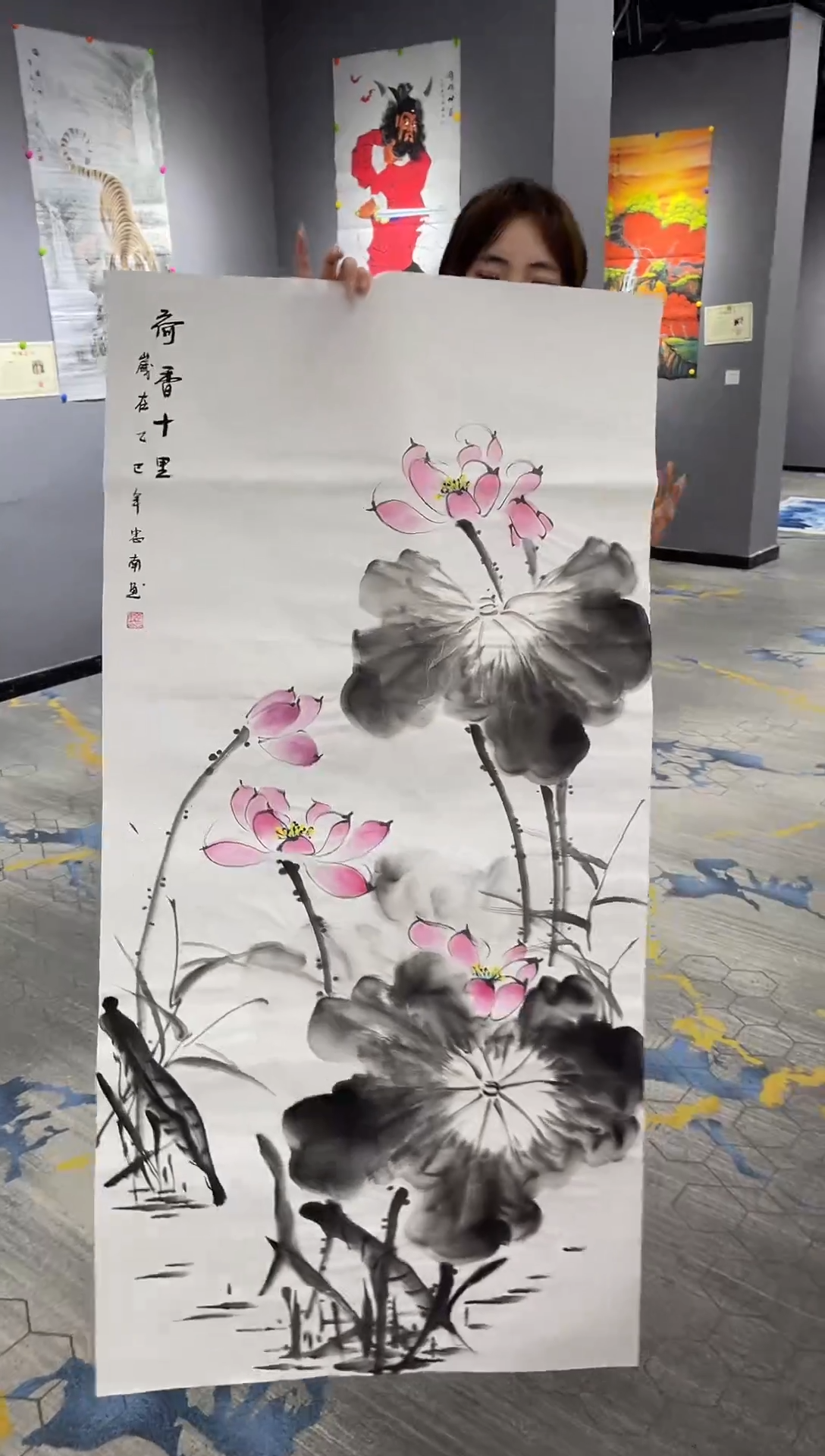 竖款年画艺术作品欣赏S106