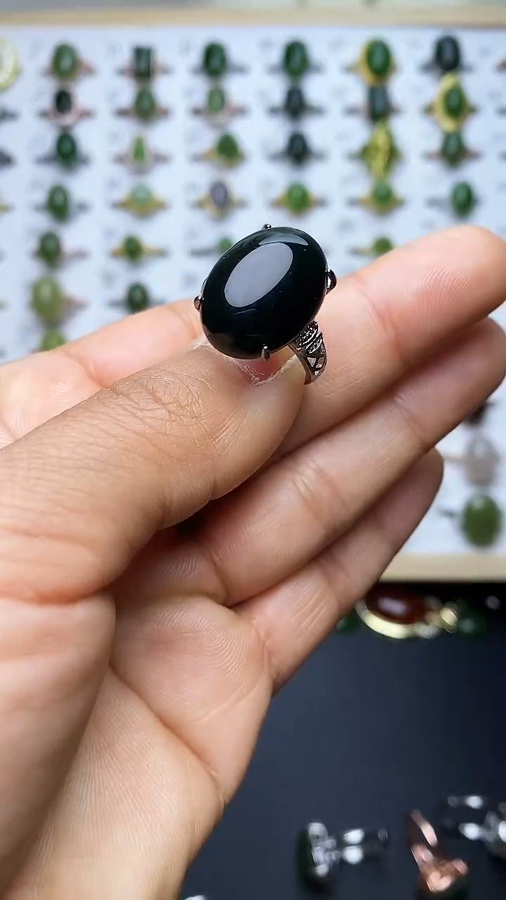 【闪购商品】和田玉戒指未镶嵌1