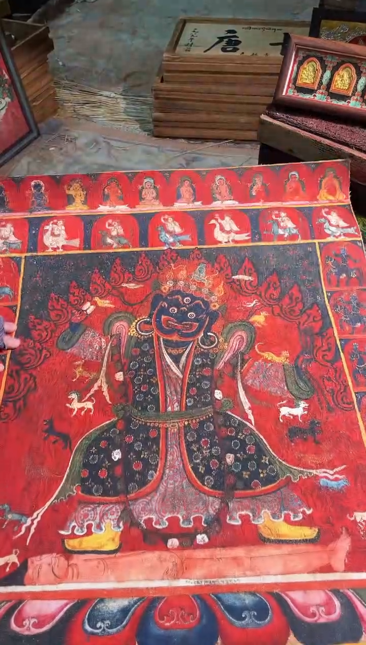 卷轴画天天的唐卡tk160